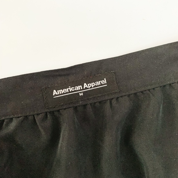 American Apparel Tie Waist Split Front Skirt - Picture 7 of 7